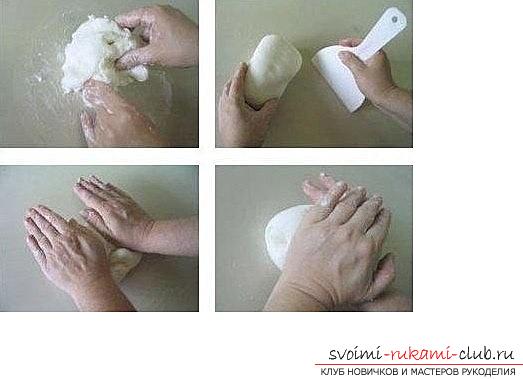 Как сделать полимерную глину своими руками для лепки - техника домашнего фарфора. Фото №3