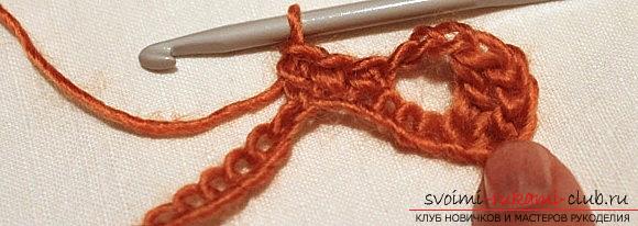 Уроки вязания крючком шарфа снуд - схемы вязания для начинающих мастеров. Фото №2