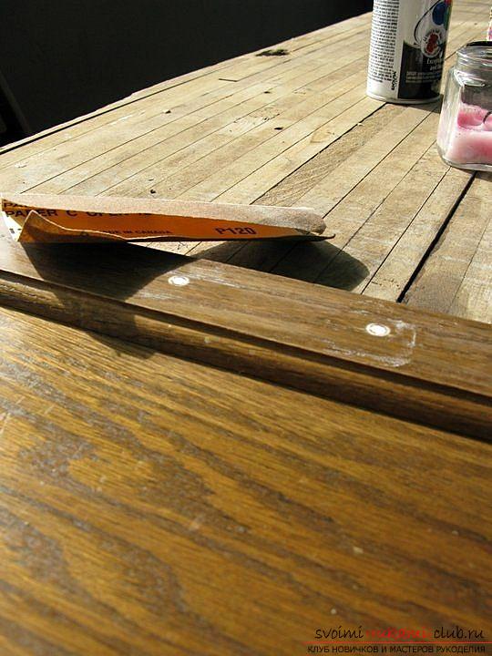 Мебель из дерева своими руками: как смастерить кухонный поднос из дверцы шкафчика, подробная инструкция с разъяснениями.. Фото №3