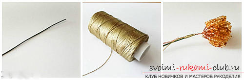 Бесплатные подробные уроки по плетению из бисера бонсай в разных оттенках. Фото №15