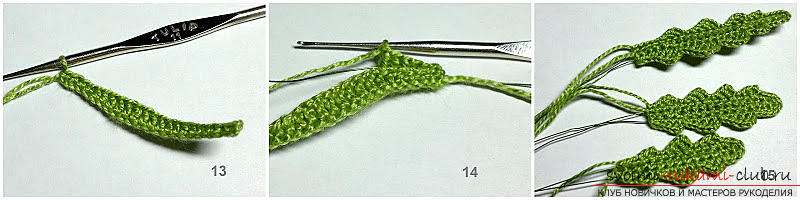 Бесплатный мастер класс по вязанию цветков ромашки с описанием и пошаговыми фото.. Фото №4