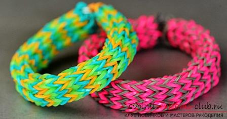Виды ярких браслетов из резиночек для плетения своими руками с фото и описанием. Фото №3
