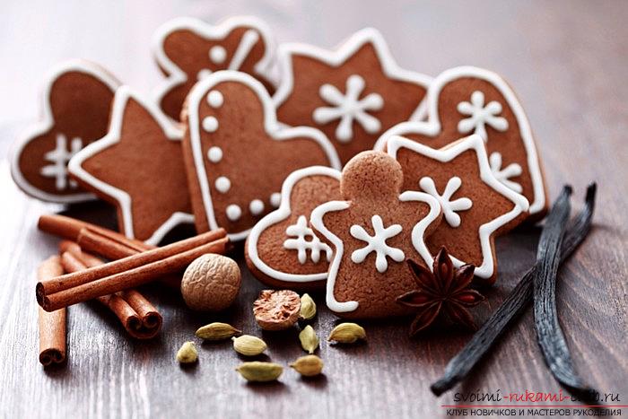 Как приготовить вкусное и красивое новогоднее печенье, рецепт, пошаговые фото и описание процесса. Фото №7