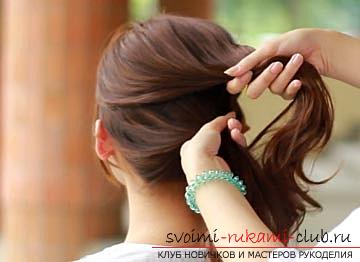 Повседневная прическа на средние волосы своими руками, советы по созданию оригинального хвоста на каждый день.. Фото №3