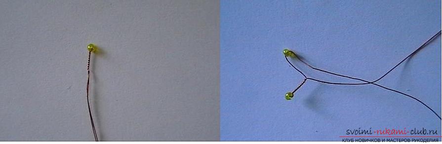Подробный мастер класс по плетению цветка гиацинта из бисера, пошаговые фото и описание работы. Фото №4