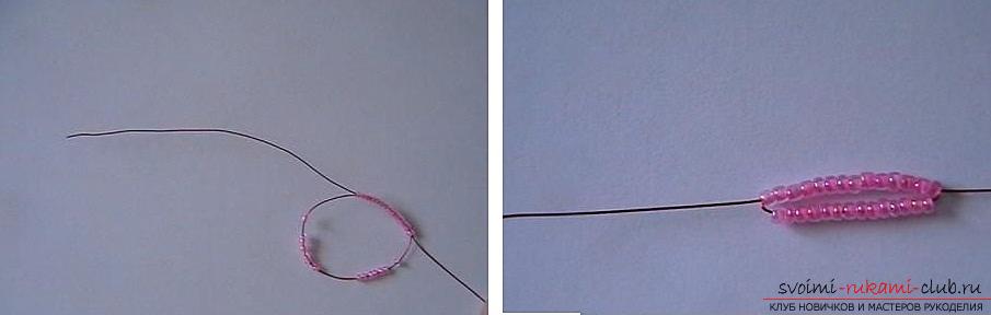 Подробный мастер класс по плетению цветка гиацинта из бисера, пошаговые фото и описание работы. Фото №2