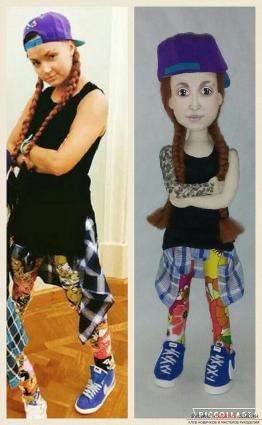 Текстильная кукла с портретным сходством