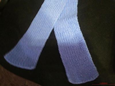 Вязание спицами: шарф для мальчика