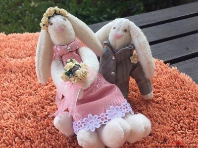 Тильда: зайцы жених и невеста