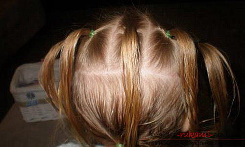 Учимся делать красивые прически на средние волосы для девочек своими руками. Фото №6