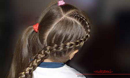 Учимся делать красивые прически на средние волосы для девочек своими руками. Фото №13