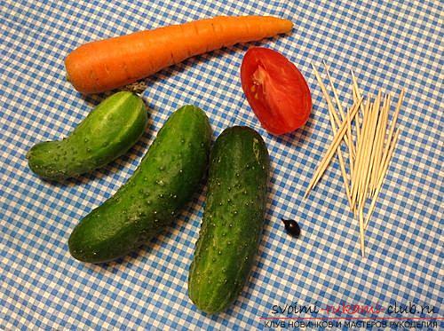 Создаём интересные и вкусные поделки из овощей и фруктов своими руками. Фото №1