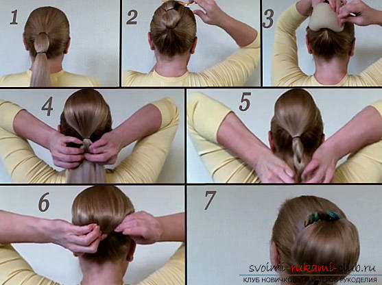 Мастер-классы по созданию причесок для волос средней длины своими руками. Фото №12