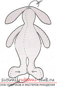 Кукла Тильда своими руками, популярный заяц Тильда, новогодний заяц Тильда, как правильно выбрать ткань для пошива зайца Тильда, выкройки зайца, выкройки одежды для зайца Тильда.. Фото №38
