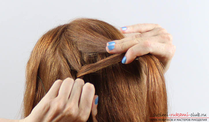 Косы на средние волосы, советы и рекомендации по плетению косы-короны своими руками.. Фото №3