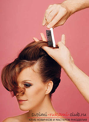 Как выполнить интересную свадебную причёску на средние волосы своими руками. Фото №16