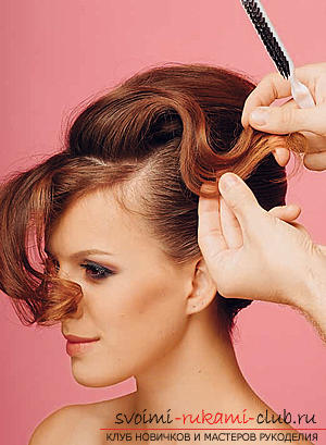 Как выполнить интересную свадебную причёску на средние волосы своими руками. Фото №29
