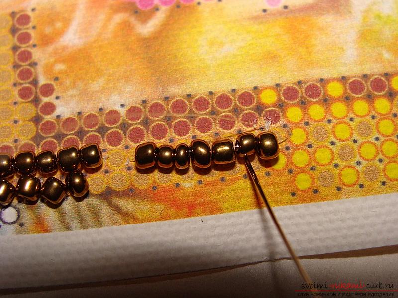 Описание швов, используемых при вышивке бисером. Фото №9