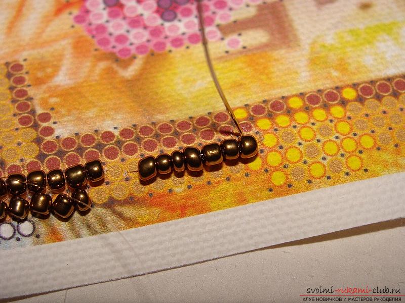 Описание швов, используемых при вышивке бисером. Фото №8