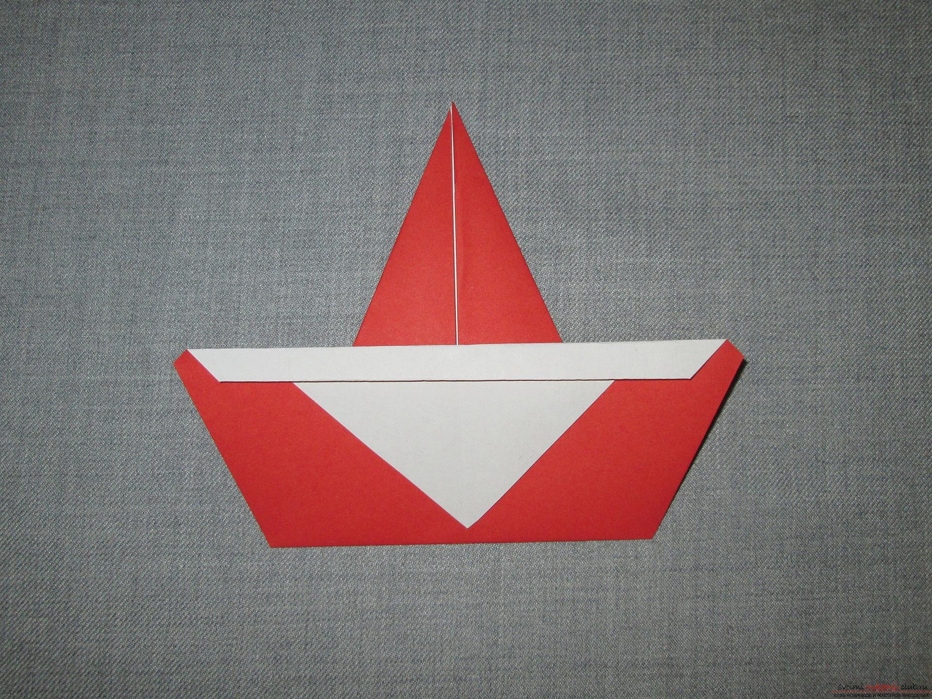 Этот подробный мастер-класс оригами из бумаги для детей 5 лет научит как сделать своими руками Деда Мороза.. Фото №8