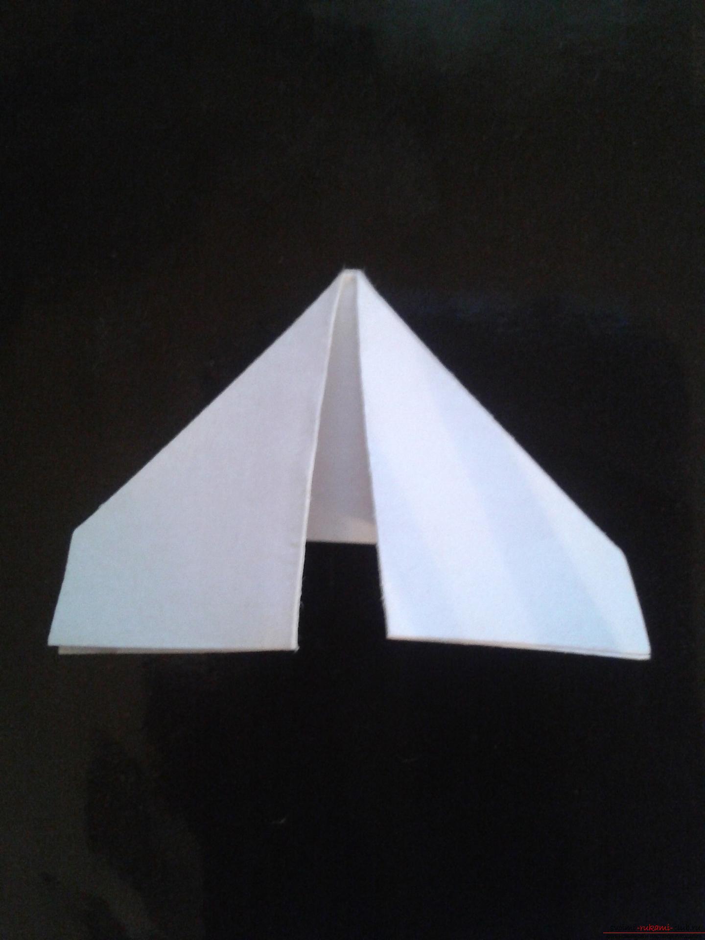 Данный мастер-класс содержит подробную схему и описание модульного оригами - лебедя из модулей.. Фото №12