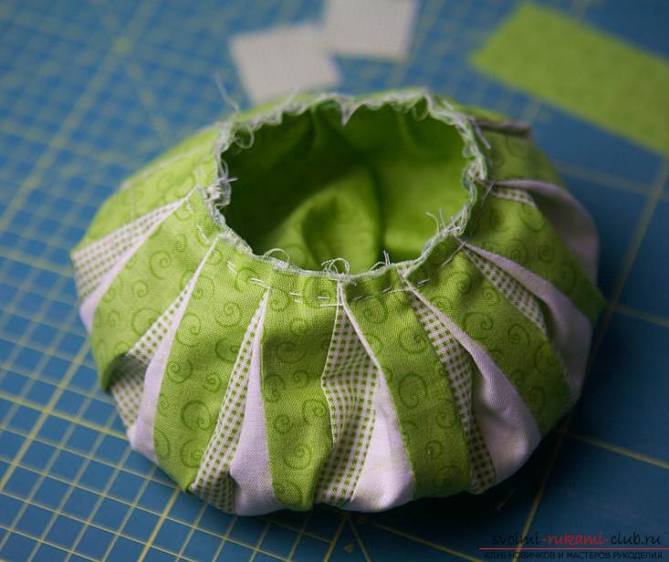 Изготовление японского мешочка омияге в стиле японского пэчворка. Фото №16
