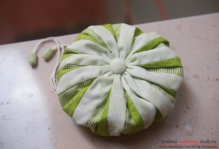 Изготовление японского мешочка омияге в стиле японского пэчворка. Фото №2