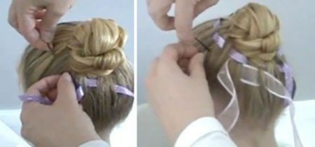 Прически на 1 сентября для юных школьниц на волосы разной длины легко сделать самостоятельно. Фото №8