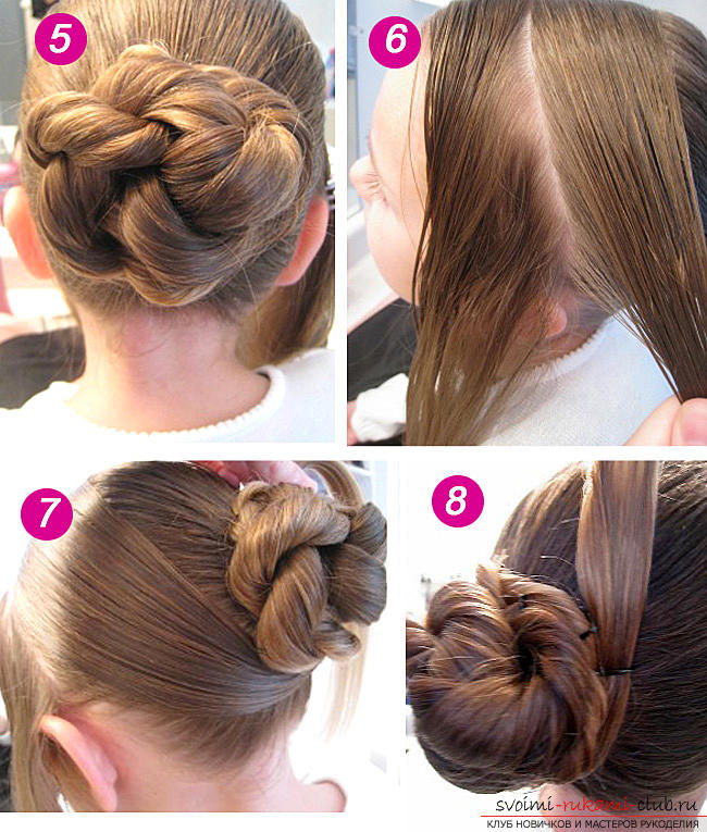 Прически на 1 сентября для юных школьниц на волосы разной длины легко сделать самостоятельно. Фото №2