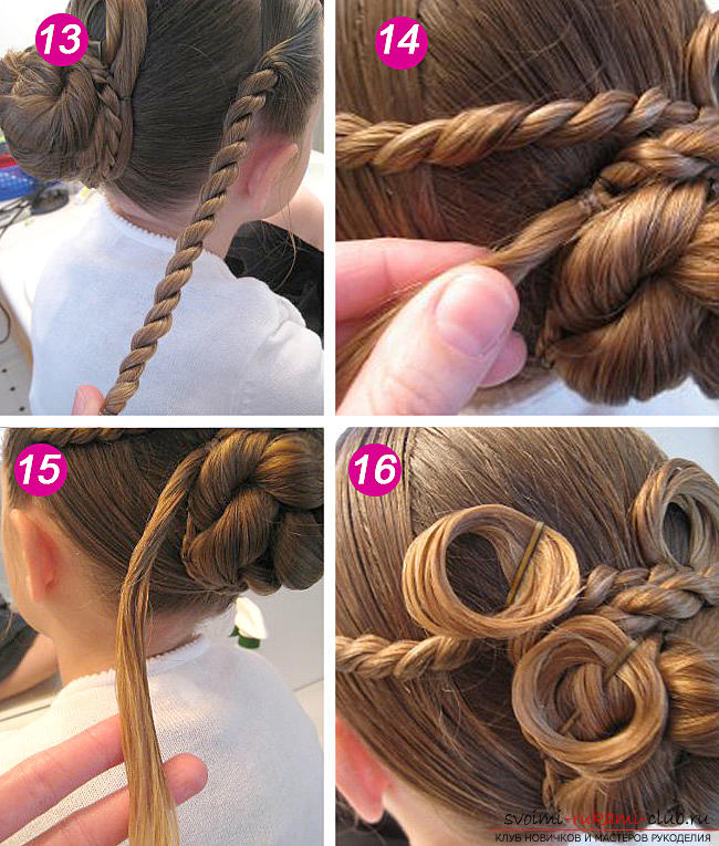 Прически на 1 сентября для юных школьниц на волосы разной длины легко сделать самостоятельно. Фото №4