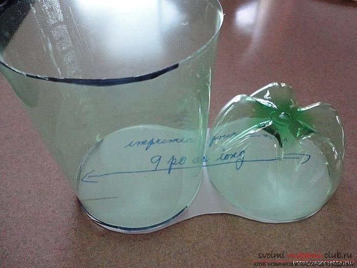 Сапожок из пластиковой бутылки. Фото №5