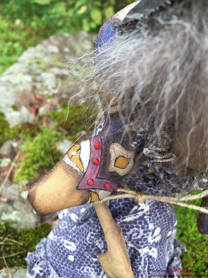 Интерьерная кукла: волшебница Гингема. Фото №3