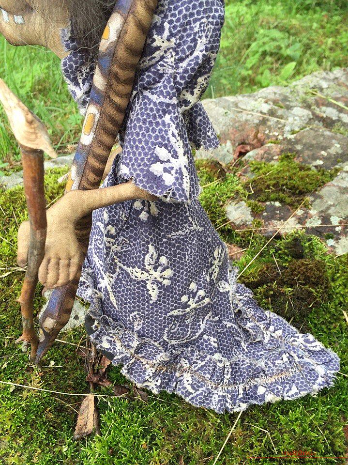 Интерьерная кукла: волшебница Гингема. Фото №4