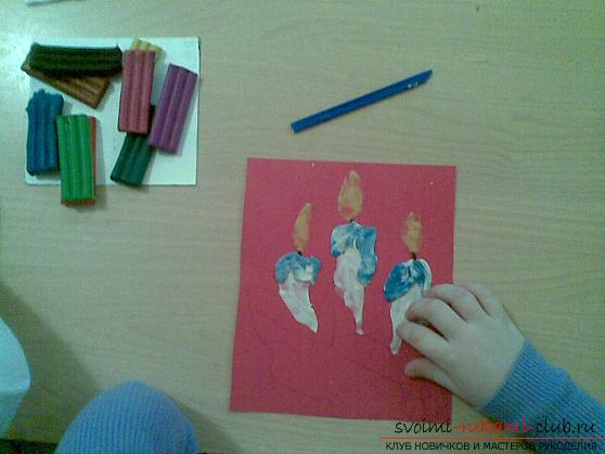 Нетрадиционное изображение картинок в технике пластилинография - способ научить ребенка рисовать