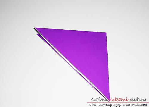 Поделка ласточка из бумаги в технике оригами. Фото №3