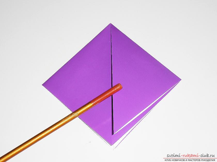 Поделка ласточка из бумаги в технике оригами. Фото №8