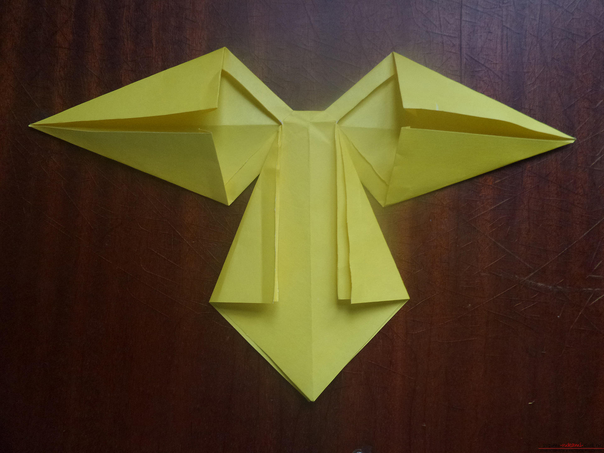 Этот мастер-класс предназначен для тех, кто хочет научиться делать своими руками бант оригами. Фото №25