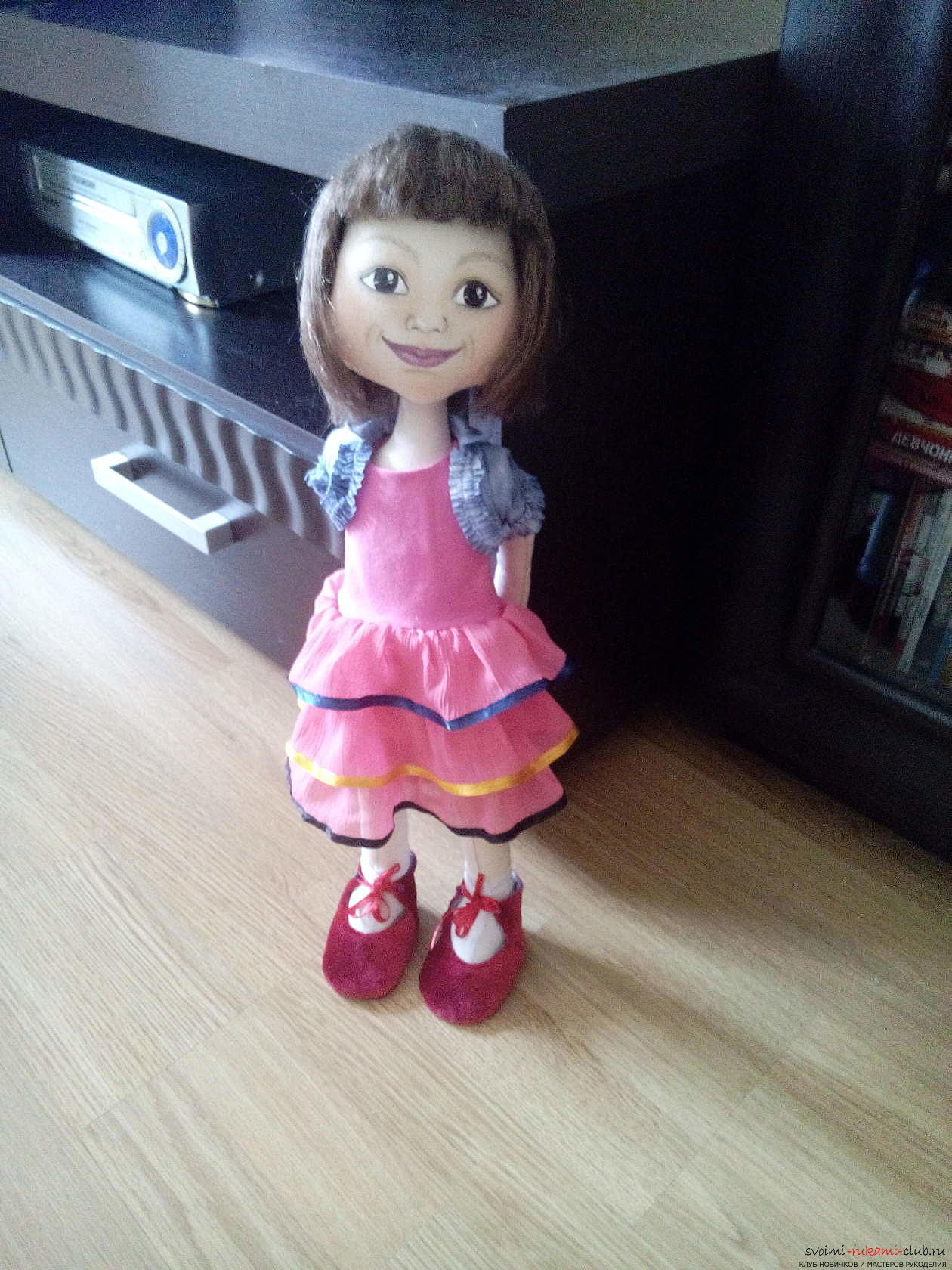 Текстильная куколка Вероника. Фото №1