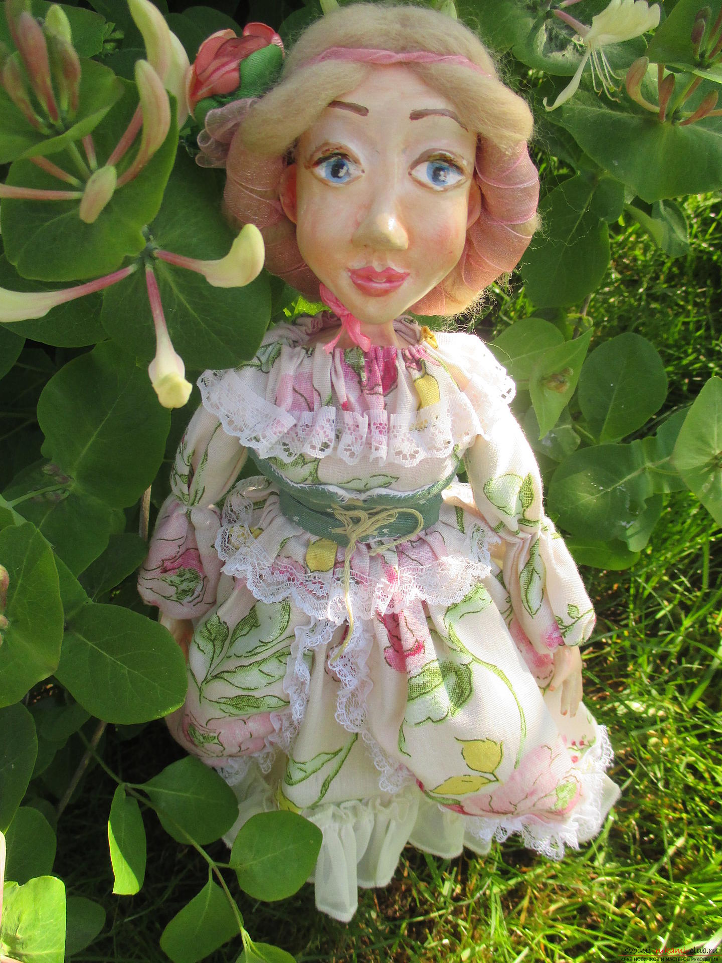 Игровая кукла из полимерной глины. Фото №1