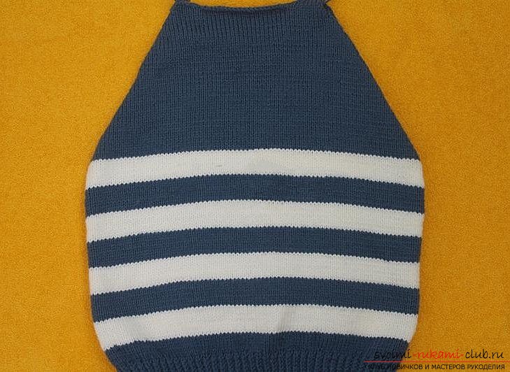 Вяжем свитер спицами. Фото №5