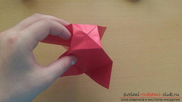 Этот подробный мастер-класс содержит схему оригами-дракона из бумаги, которого можно сделать своими руками.. Фото №15