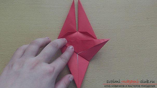 Этот подробный мастер-класс содержит схему оригами-дракона из бумаги, которого можно сделать своими руками.. Фото №24