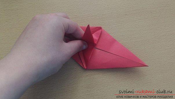 Этот подробный мастер-класс содержит схему оригами-дракона из бумаги, которого можно сделать своими руками.. Фото №26