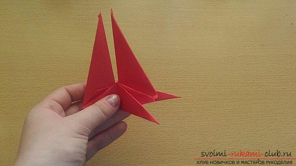 Этот подробный мастер-класс содержит схему оригами-дракона из бумаги, которого можно сделать своими руками.. Фото №28