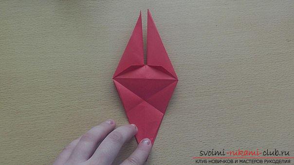 Этот подробный мастер-класс содержит схему оригами-дракона из бумаги, которого можно сделать своими руками.. Фото №25