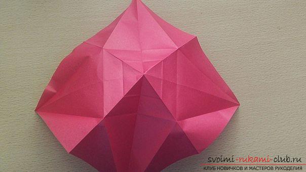 Этот подробный мастер-класс содержит схему оригами-дракона из бумаги, которого можно сделать своими руками.. Фото №14
