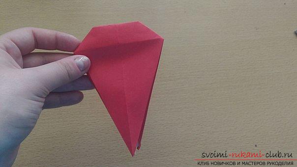 Этот подробный мастер-класс содержит схему оригами-дракона из бумаги, которого можно сделать своими руками.. Фото №17
