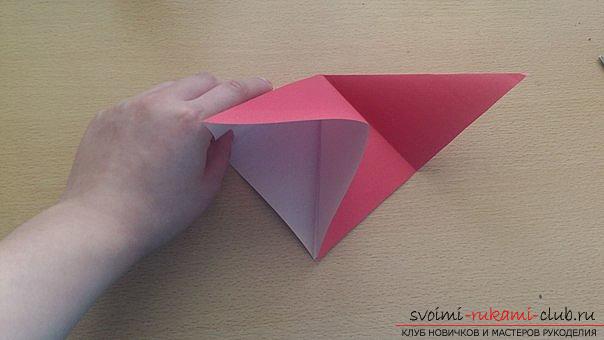 Этот подробный мастер-класс содержит схему оригами-дракона из бумаги, которого можно сделать своими руками.. Фото №7