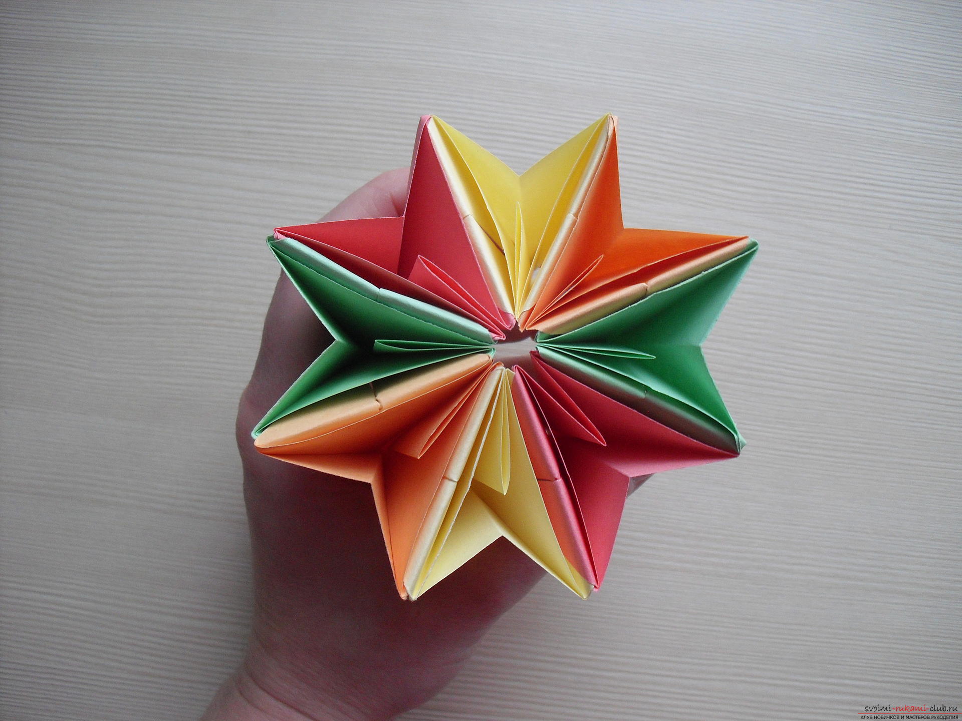 Этот мастер-класс расскажет как сделать своими руками поделку из бумаги - оригами-трансформер.. Фото №20