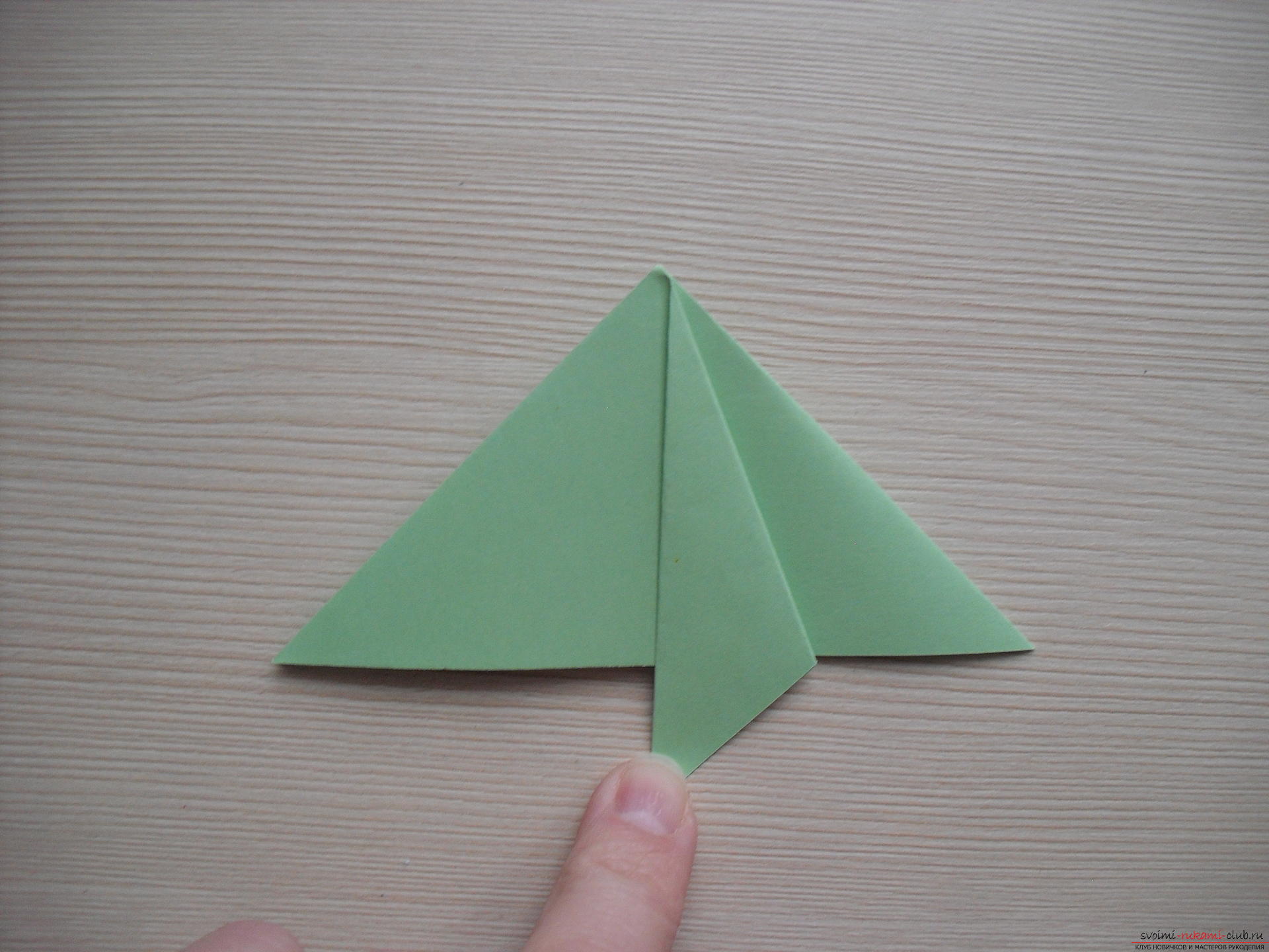 Этот мастер-класс расскажет как сделать своими руками поделку из бумаги - оригами-трансформер.. Фото №9